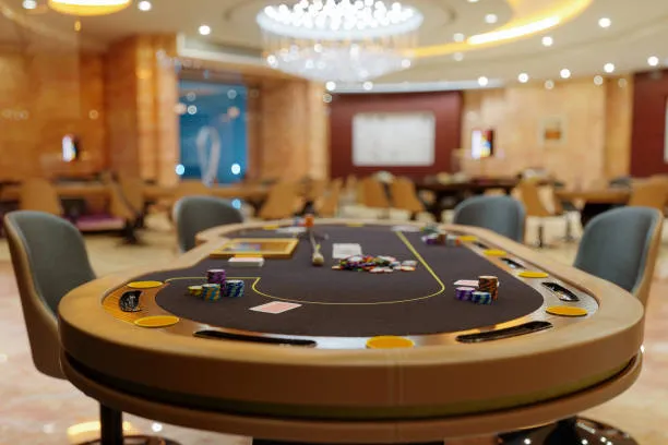 Texas Hold'em poker tournament in progress